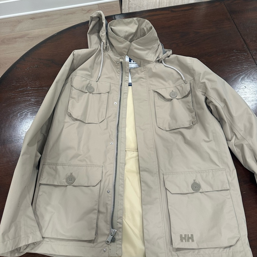 Helly Hansen Tan Raincoat - Picture 2 of 8